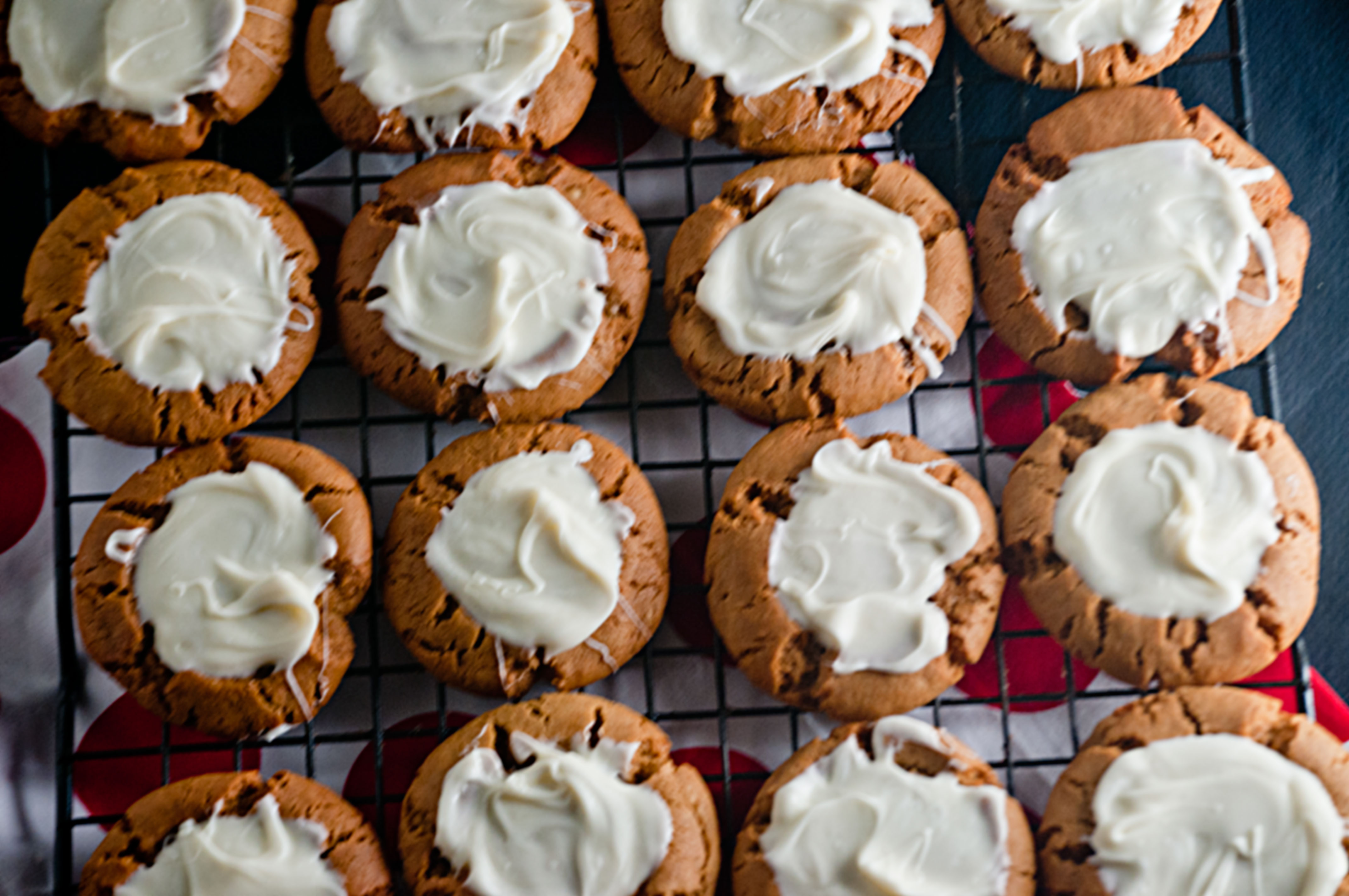 Gingerbread White Chocolate Cookies