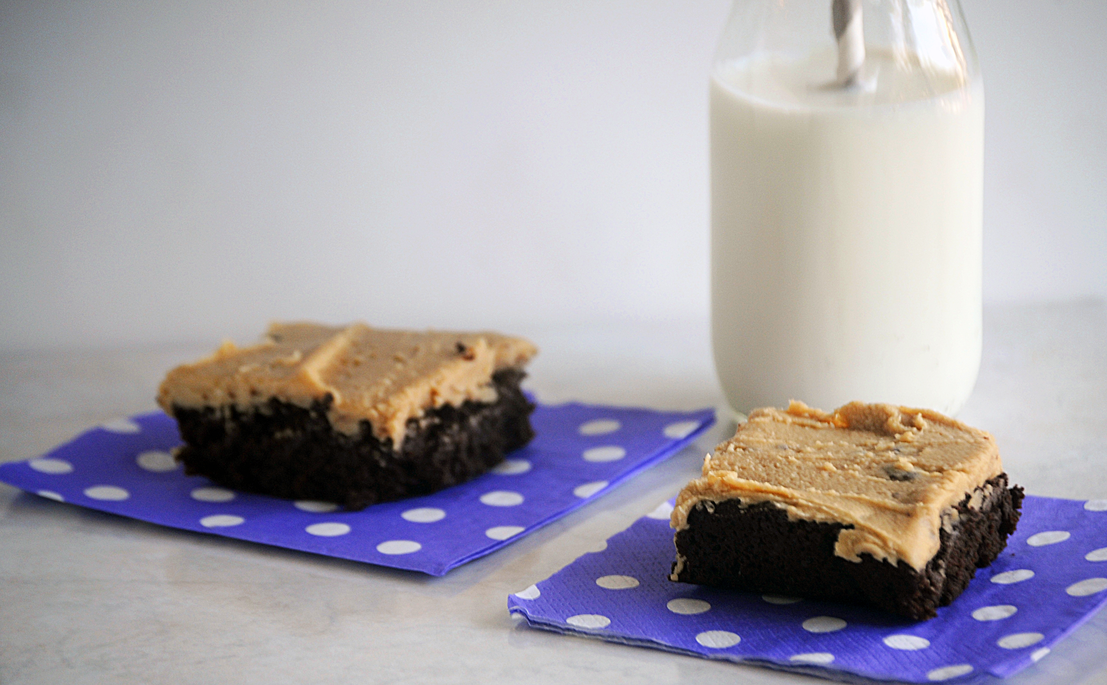 Peanut Butter Frosted Brownies2